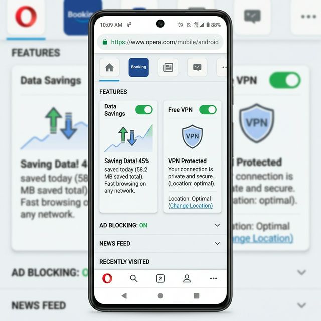 Opera APK VPN Settings